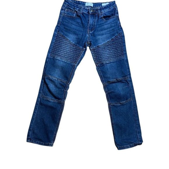 Ring of fire women’s jeans slim‎ size 12 motocross style sustainable denim - Picture 1 of 4